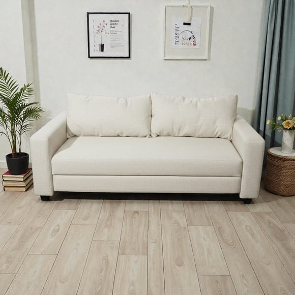 Sofa Cama Multifuncional Lino Crudo