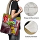 thumbnail image 3 of Gang Beast Bolso de tela con estampado de lienzo para mujer, bolsa de compras reutilizable y estética, con cremallera interior, regalo para mujer,38*45cm., 3 of 6