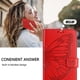 thumbnail image 5 of Funda Cartera Mariposa Para Samsung Galaxy S26 Ultra Con Soporte Y Ranuras Para Tarjetas Rojo, 5 of 6