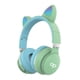 thumbnail image 1 of Audífono Bluetooth Orejas De Gatito LED Verde Celeste, 1 of 2