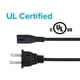 thumbnail image 3 of [Cable de alimentación] Cable adaptador de CA Powseed de 2 clavijas de 6 pies para HP Dell, 3 of 8