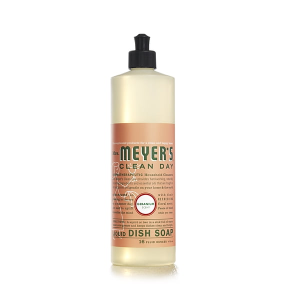 Jabón líquido para platos Mrs. MEYER'S Geranium 473 ml