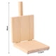 thumbnail image 3 of Prensa de Tortilla de Madera Natural Rectangular con Asa, 3 of 6