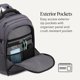 thumbnail image 4 of Mochila SwissGear de 16" para portátil, compatible con TSA, color carbón, 4 of 9