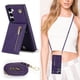 thumbnail image 1 of Crossbody Wallet Case Case For Samsung Galaxy S23 S22 Plus Note 20 Ultra With Card Slot Holder, Magnetic Flip Folio Purse Case, PU Leather Zipper Handbag With Detachable Lanyard Strap, 1 of 3
