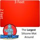 thumbnail image 2 of Alfombrilla de escritorio Monster Mat 91 × 61 cm – Alfombra de silicona para manualidades, 2 of 6