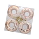 thumbnail image 4 of 4 piezas de adornos colgantes con forma de donut navideño, decoración navideña decorativa de 7 cm de diámetro para decoración de fiestas navideñas, Champán, 4 of 5