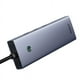 thumbnail image 4 of Adaptador HUB 10 en 1 USB-C a HDMI, USB 3.0, VGA, Ethernet, PD, SD, 3.5mm - Baseus - Gris, 4 of 8