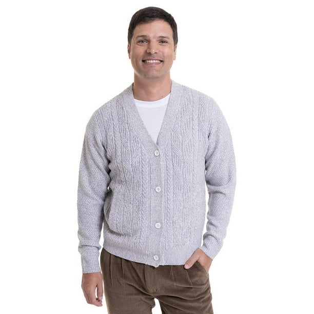 Sweater Cardigan Gris claro gris 3XL