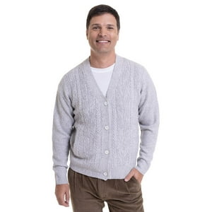 Kotting - Sweater Cardigan Gris Claro Gris 4Xl