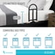 thumbnail image 4 of Bed Rail Stander BedCane con asa de soporte para barra de cama para adultos, 4 of 7