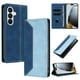 thumbnail image 2 of Funda FOXDOCK para Samsung Galaxy S24 de Cuero Premium Bicolor con Ranuras RFID, Carcasa Tipo Billetera Antigolpes y Soporte Plegable, 2 of 6