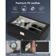 thumbnail image 5 of Caja de joyería Kukikan 33 cm 6 relojes 3 gafas de sol gris, 5 of 7