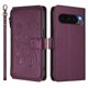 thumbnail image 2 of Funda Cartera Mariposa para [Google Pixel 10 5G] con Soporte y Cremallera Violeta, 2 of 6
