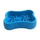 thumbnail image 1 of Cuenco Para Perros Alimentador Lento De Silicona Parada De Sobrealimentación Interactiva Antideslizante Para Perros Adultos Azul, 1 of 5