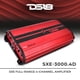 thumbnail image 2 of Amplificador de coche DS18 SXE-3000.4D/BK estéreo de rango completo 3000 W, 2 of 6