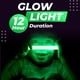 thumbnail image 2 of Glow Sticks HSGUS, color verde ultrabrillante, 15 cm, 12 horas de duración, 25, 2 of 6