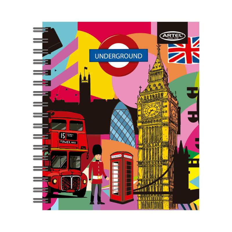 Cuaderno Book 120hj Urban City Artel / Producto Surtido
