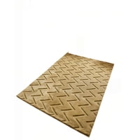 Genérico - Alfombra 200 X 240 Jacquard Decorativa Color Beige