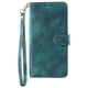 thumbnail image 1 of Funda Cartera para Samsung Galaxy S21 Ultra Tapa con Ranuras, Soporte y Correa Verde, 1 of 5