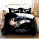 thumbnail image 1 of Anim-e Jujutsu Ka-isen Bed-din-g Set Ja -- pan Anime G-ojo Satoru Itad-ori Yuji B-ed Line for Kid-s Teen D-vet Cover Home -Tex-Set -- PillowcaseA-947-ul-l79 x 90"/200*229cm", 1 of 5