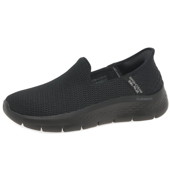 Zapatilla Skechers Go Walk Flex-Relish Hands Free para mujer, color negro