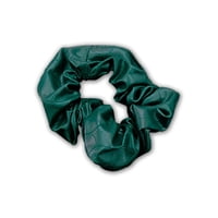 Besty - Coleta Para Cabello Mediana Ecocuero Verde Oscuro