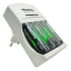thumbnail image 2 of Cargador De Pilas Recargables Aaa Aa Y Baterias De 9v Maxday blanco, 2 of 4