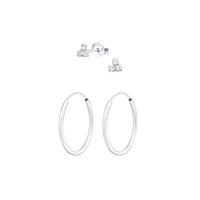 Zazü - Pack Aros Victoria Plata Plateado Talla Única