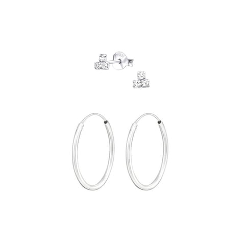 Zazü - Pack Aros Victoria Plata Plateado Talla Única
