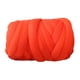 thumbnail image 2 of Hilo grueso de algodón y poliéster para tejer brazo de tejer hilo de tejer a 250G hilo voluminoso lavable para manta, almohada, fabricación , naranja, 2 of 5