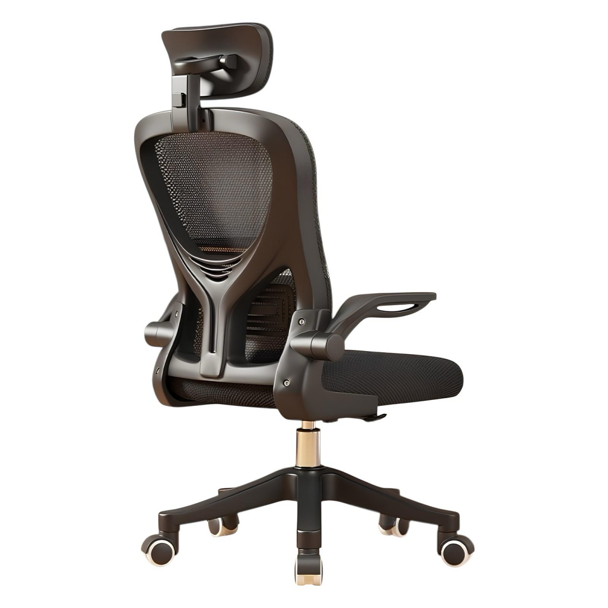 Lubabycas - Silla De Escritorio 360° Kikka Con Apoyacabeza Negra