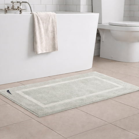 Toalla De Piso Signature Nautica Home 100% Algodón 45X76Cm Gris Claro