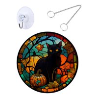 Bothyi - Decoraciones Colgantes De Halloween Con Cadena Panel Colorido Interior Estilo Colgante E