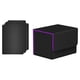 thumbnail image 3 of Caja De Baraja De Cartas Premium Para Caja De Naipes Coleccionables, Caja De Almacenamiento De Baraja, Color Negro Y Morado, 3 of 3