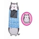 thumbnail image 1 of Saco Para Dormir En Forma De Gatito 20cmx50cm Color Gris, 1 of 4