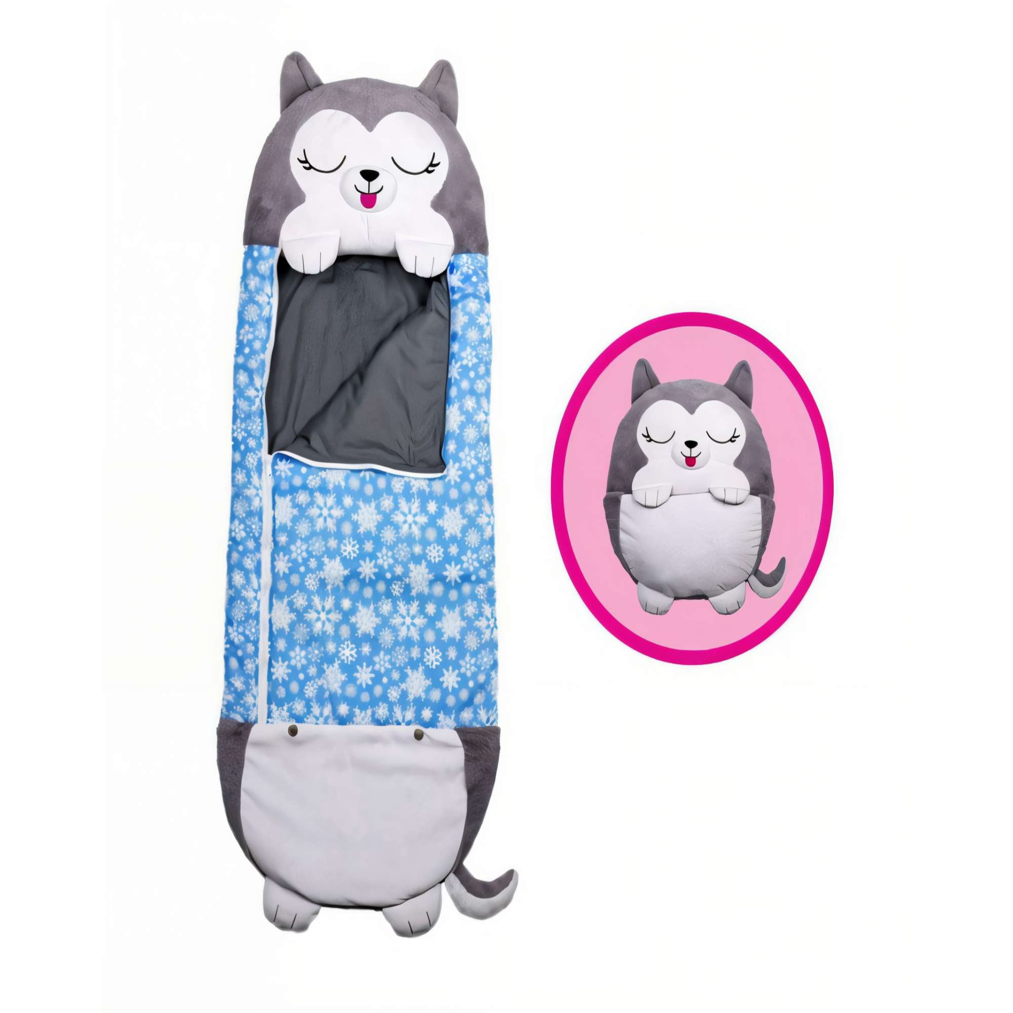 Genérico - Saco Para Dormir En Forma De Gatito 20cmx50cm Color Gris