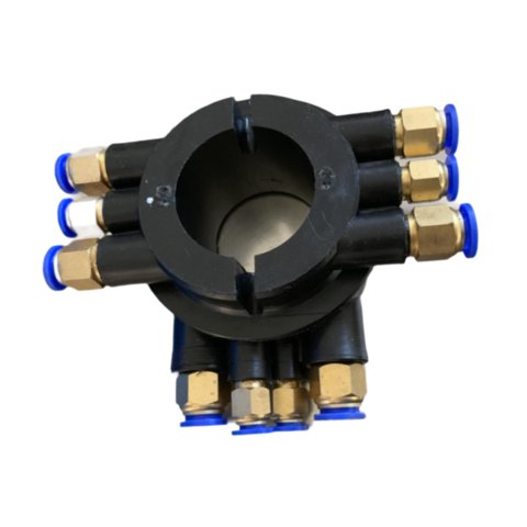 Magideal - Acoplador Giratorio Para Cambiador De Neumáticos, Reemplazo De Válvula, Fácil Instalación, Práctica Válvula De Rotación Para Reparación De Automóviles Azul