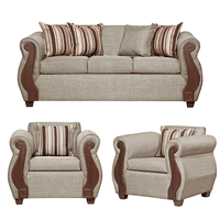 Ruzam Mobel - Juego De Living 3-1-1 Begoña Beige