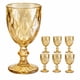 thumbnail image 1 of Set de 6 Copas Labradas de Vidrio 300ml Dorado, 1 of 3