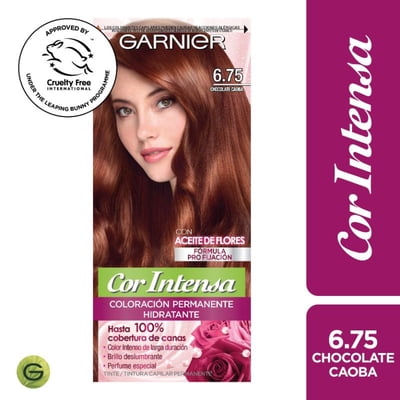 Coloración Cabello 6.75 Chocolate Caoba 1 Un Cor Intensa Garnier