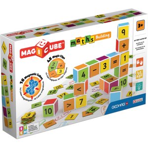 Geomag - Cubos Magneticos Magicube Numeros Y Matematicas (16 Cubos + 45 Clips)