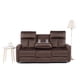 thumbnail image 4 of SOFA RECLINABLE 3 CUERPOS BROWN MONACO CON POSAVASOS, 4 of 7