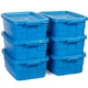 thumbnail image 1 of Bolso Rubbermaid con cuello rugoso, 37,85 L, paquete de 6 unidades, azul, 1 of 8