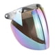 thumbnail image 4 of 3 Snap Visor Lens Shield Para Cascos De Cara Abierta Parabrisas Retro Durable Colorido, 4 of 5