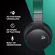 thumbnail image 2 of Auriculares MOVSSOU E7 con cancelación activa de ruido Bluetooth, color verde azulado, 2 of 6