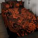 thumbnail image 3 of Hawaii Shark Juego de Cama Colcha Polinesia Estampado Naranja Versión LT01, 3 of 3