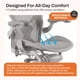 thumbnail image 2 of Asiento de repuesto de espuma FOAMON para Herman Miller Aeron talla B, gris, 2 of 7
