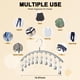 thumbnail image 5 of Perchas Organizadoras Para Leggings De Metal Con Recubrimiento De Goma 4 Unidades, 5 of 8