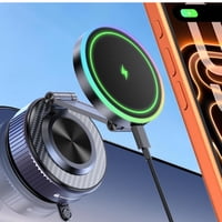 Cargador De Coche Inalámbrico Visnfa Para Magsafe 15W Para Iphone Y Android